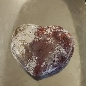 Natural Ocean Jasper Heart